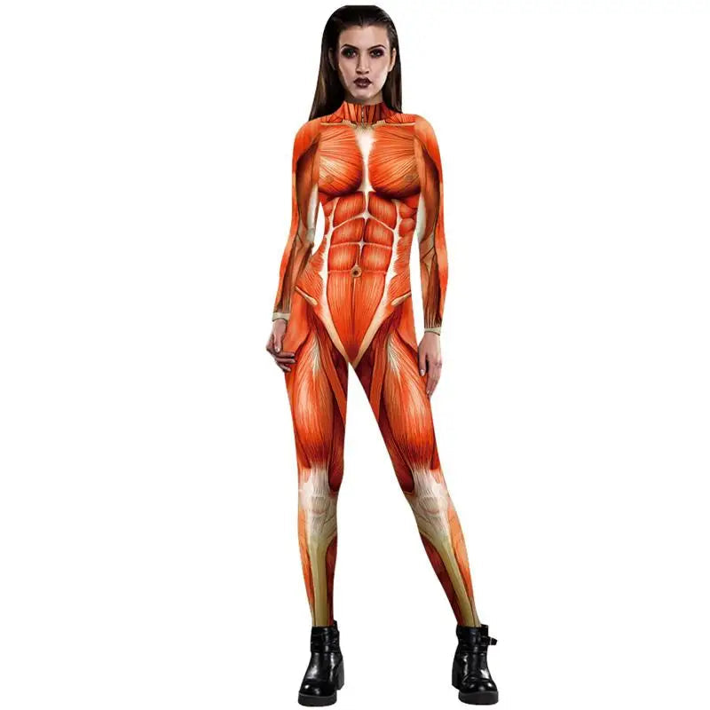 Red Muscle Costume