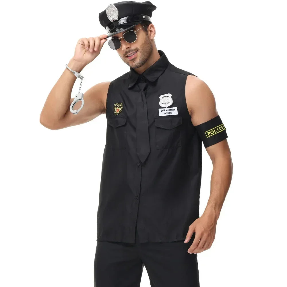 Black Police Costume
