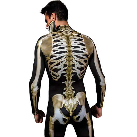 Gold Skeleton Costume