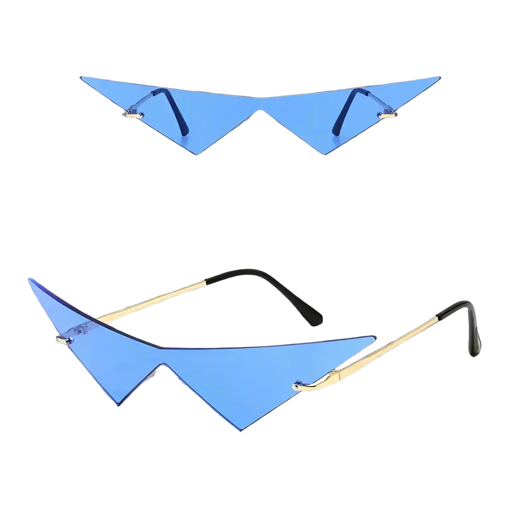 Red Triangle Glasses
