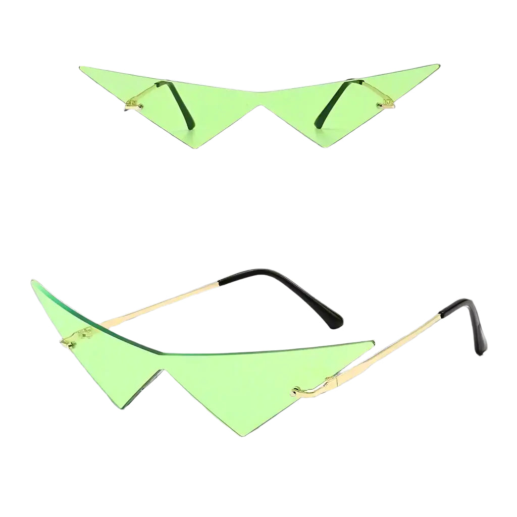Red Triangle Glasses