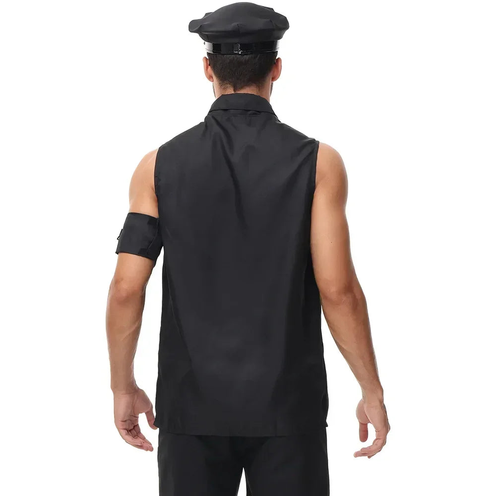 Black Police Costume