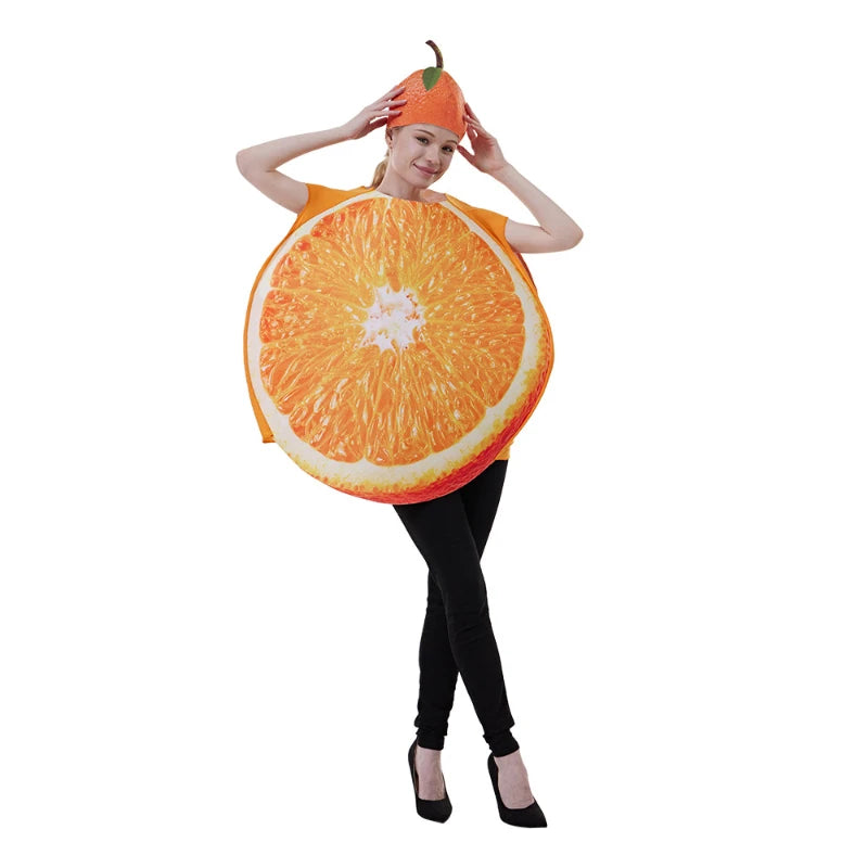 Orange Costume For Adult