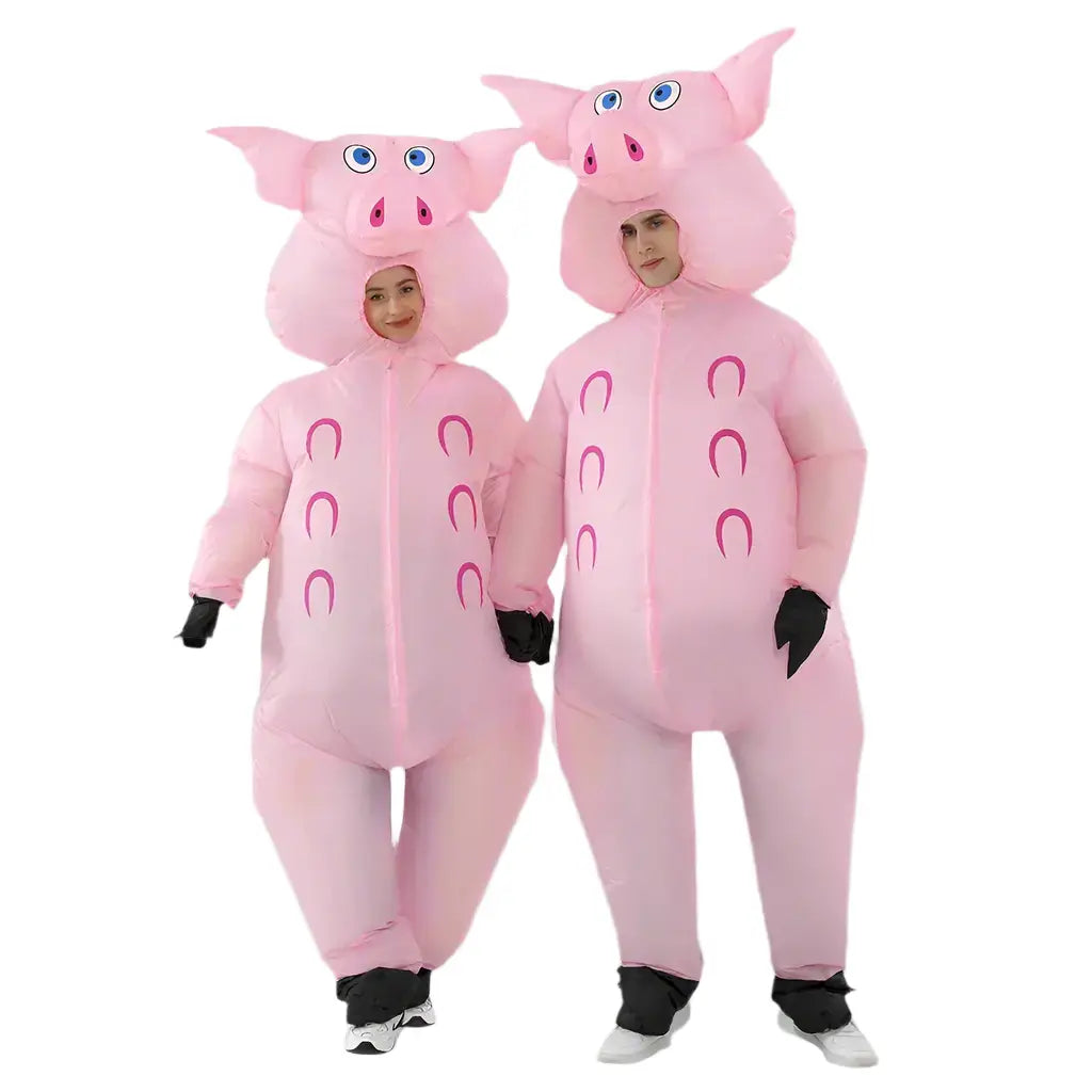 adult inflatable pig costume