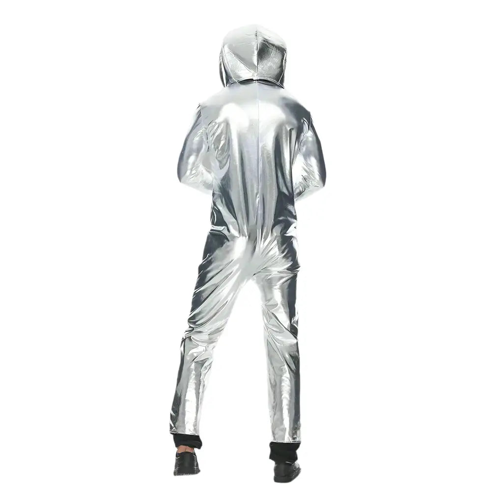 adult silver alien dress