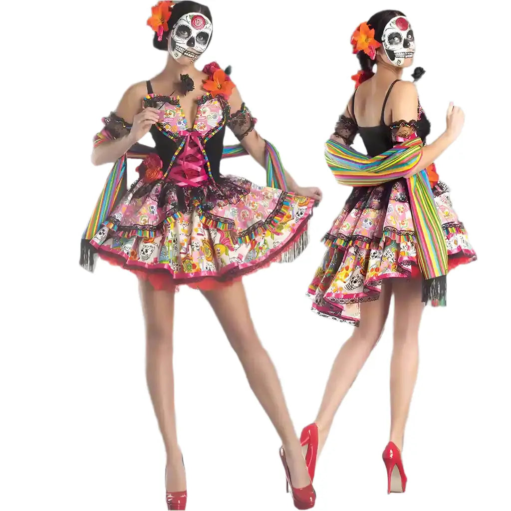 authentic day of the dead costume