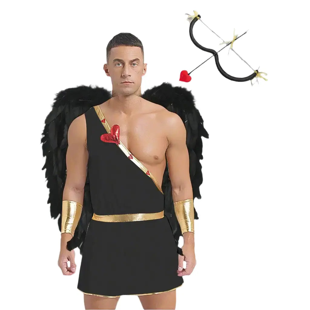 black cupidon costume