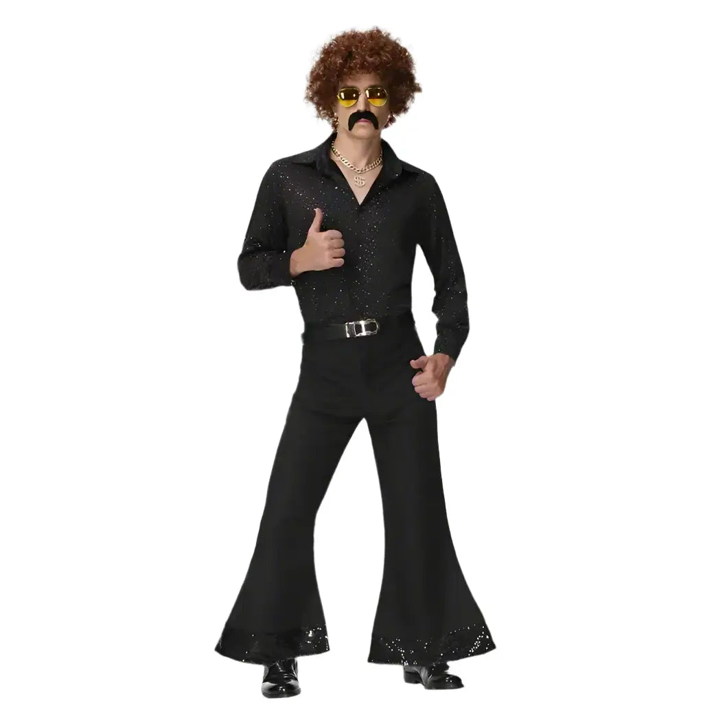 black disco costume men