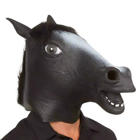 black horse mask