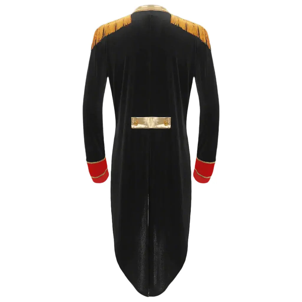 black ringmaster coat