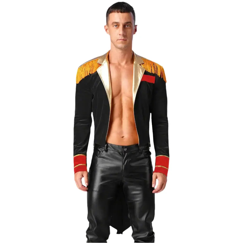 black ringmaster costume