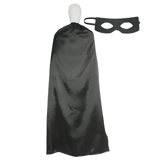 black superhero cape