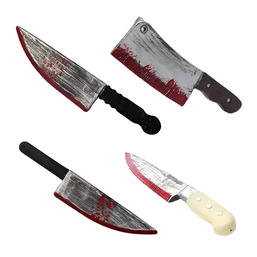 bloody fake knife