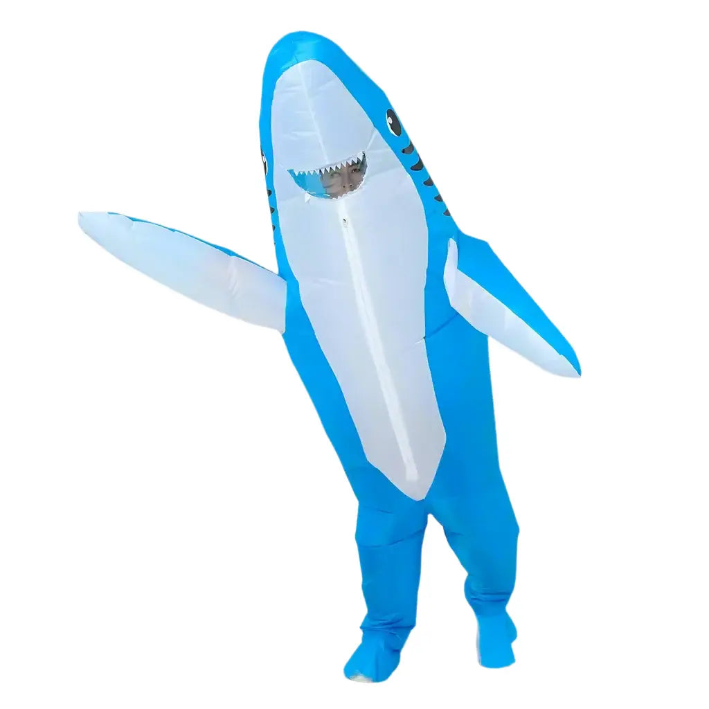 blow up shark costume