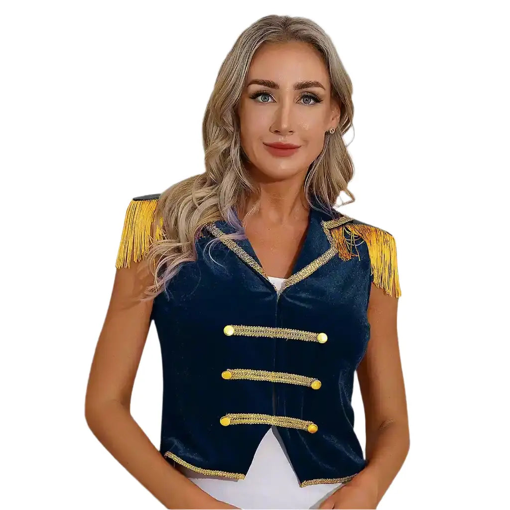 blue ringmaster costume