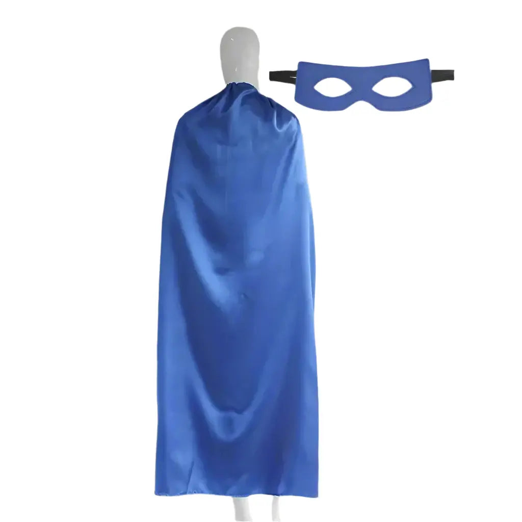blue superhero cape