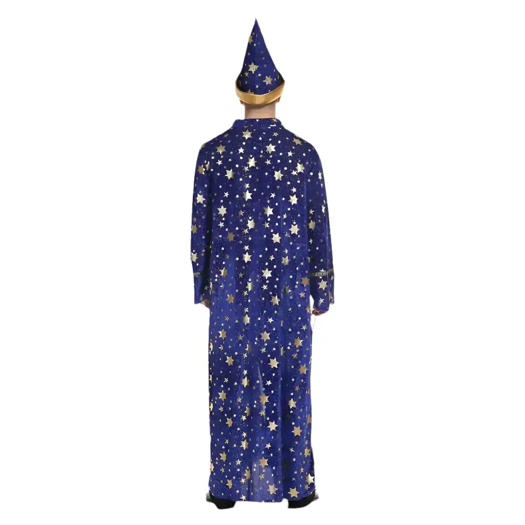 blue wizard robe costume