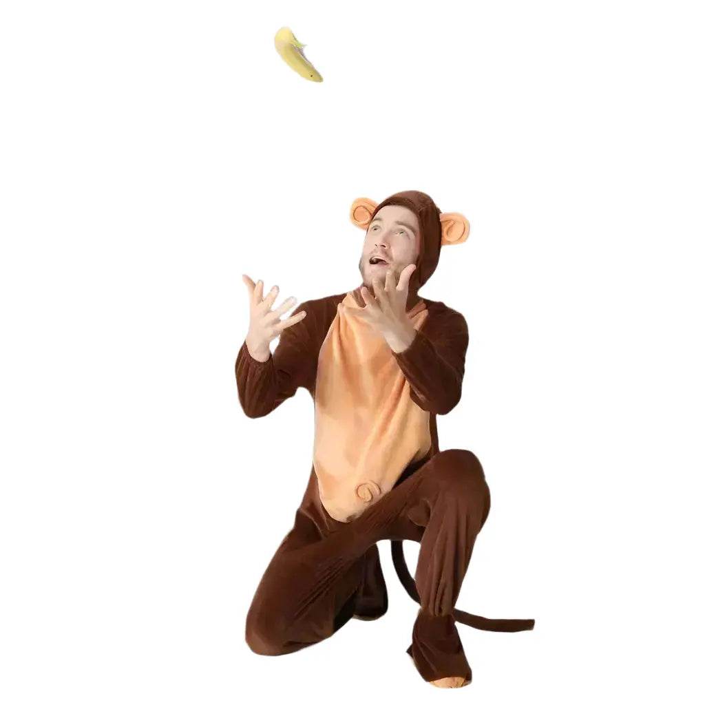 brown monkey costume