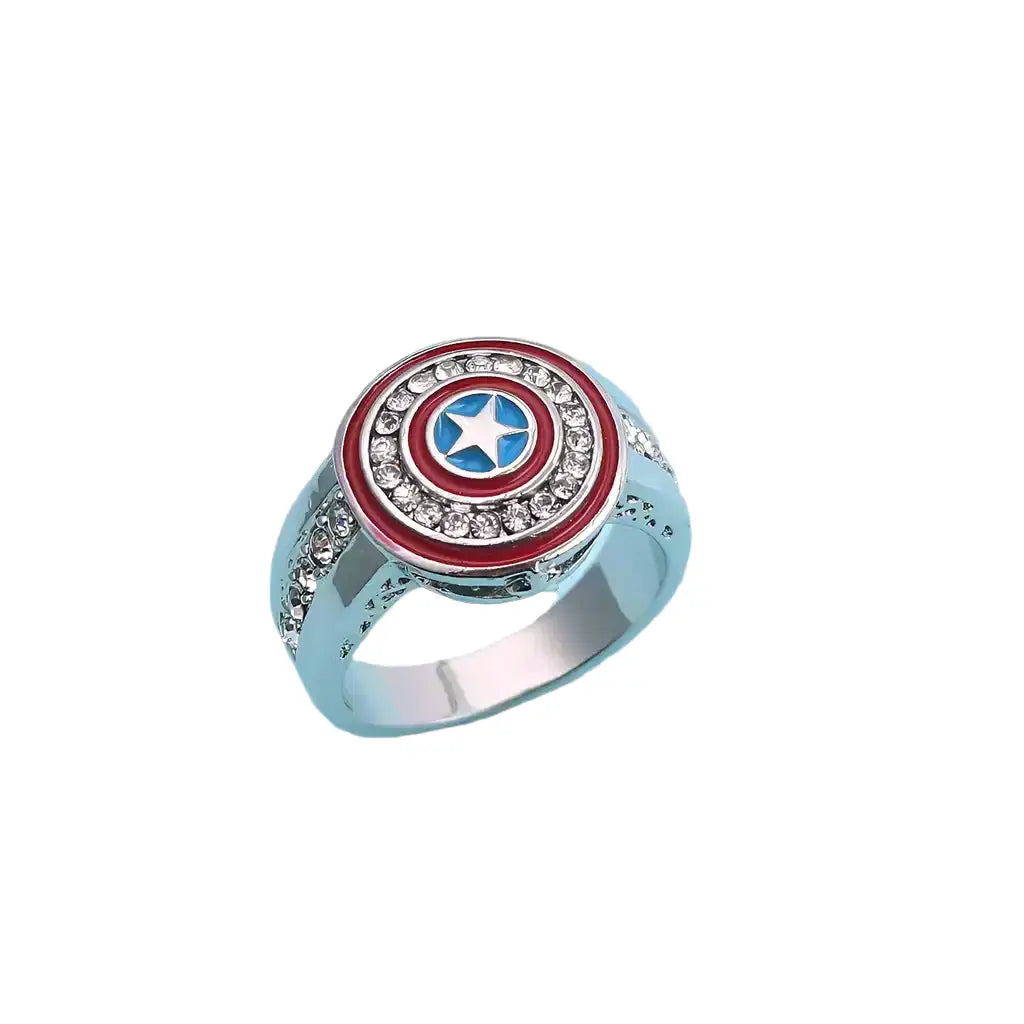 captain america shield ring