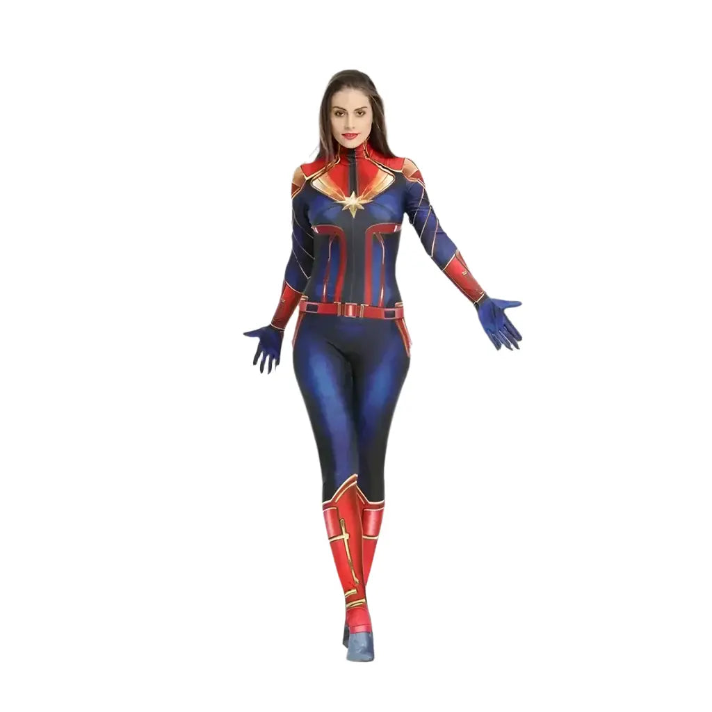 captain marvel costume for women