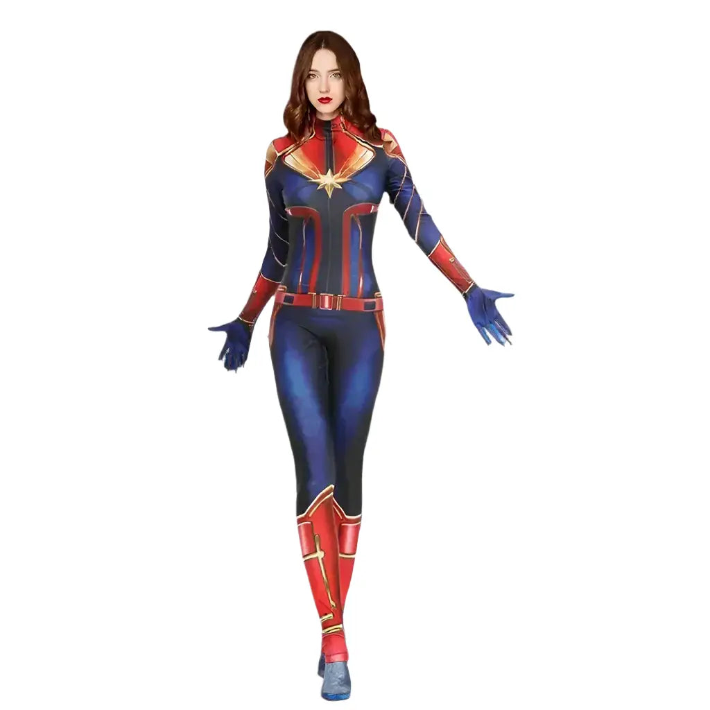 captain marvel womens costume