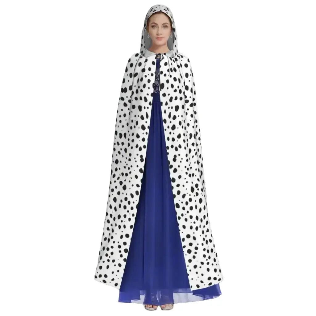 dalmatian print cape