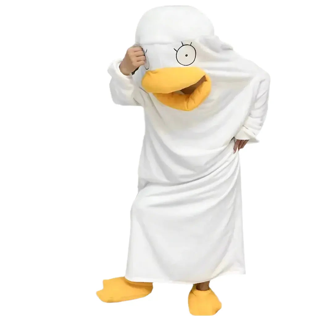 duck costume white