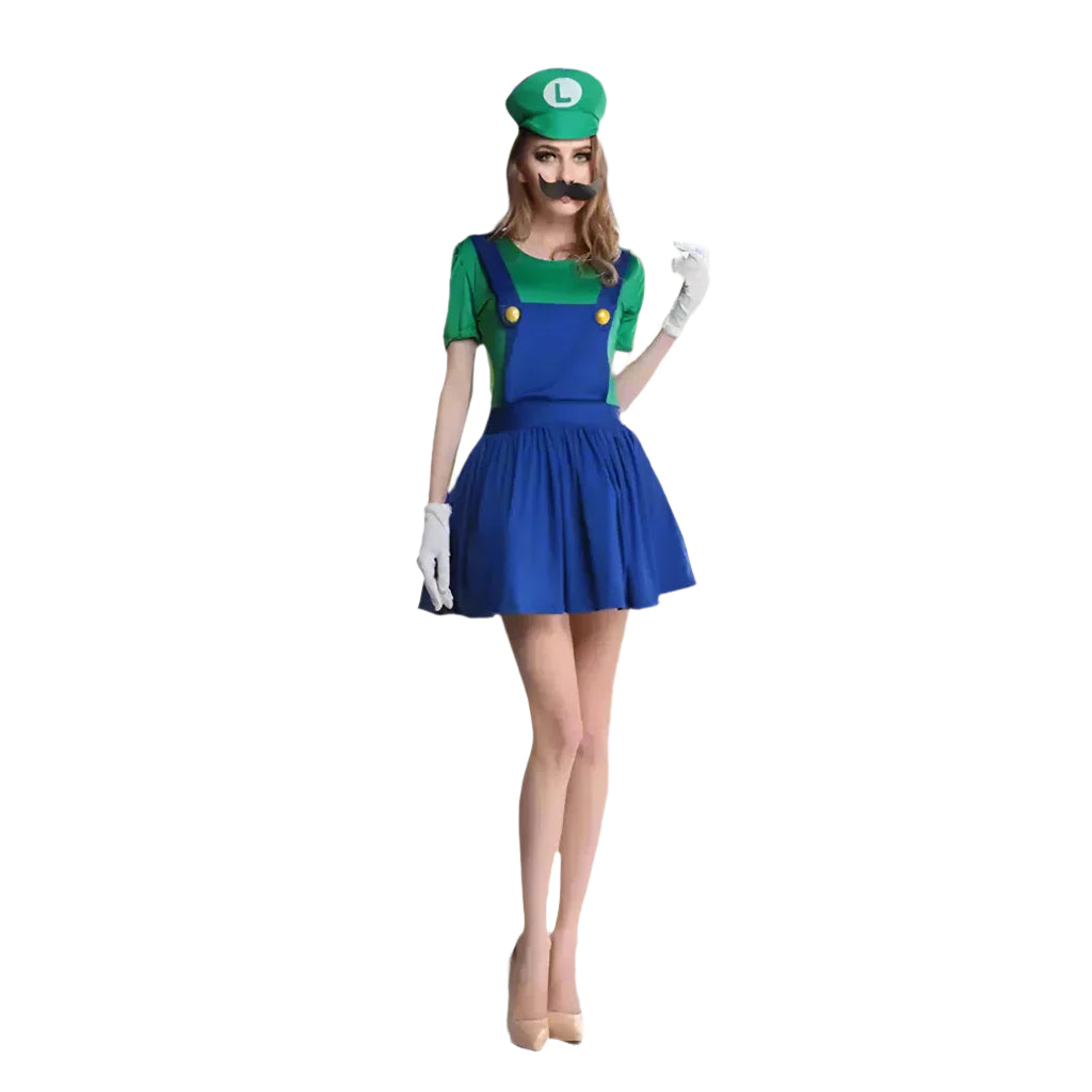 female luigi costume