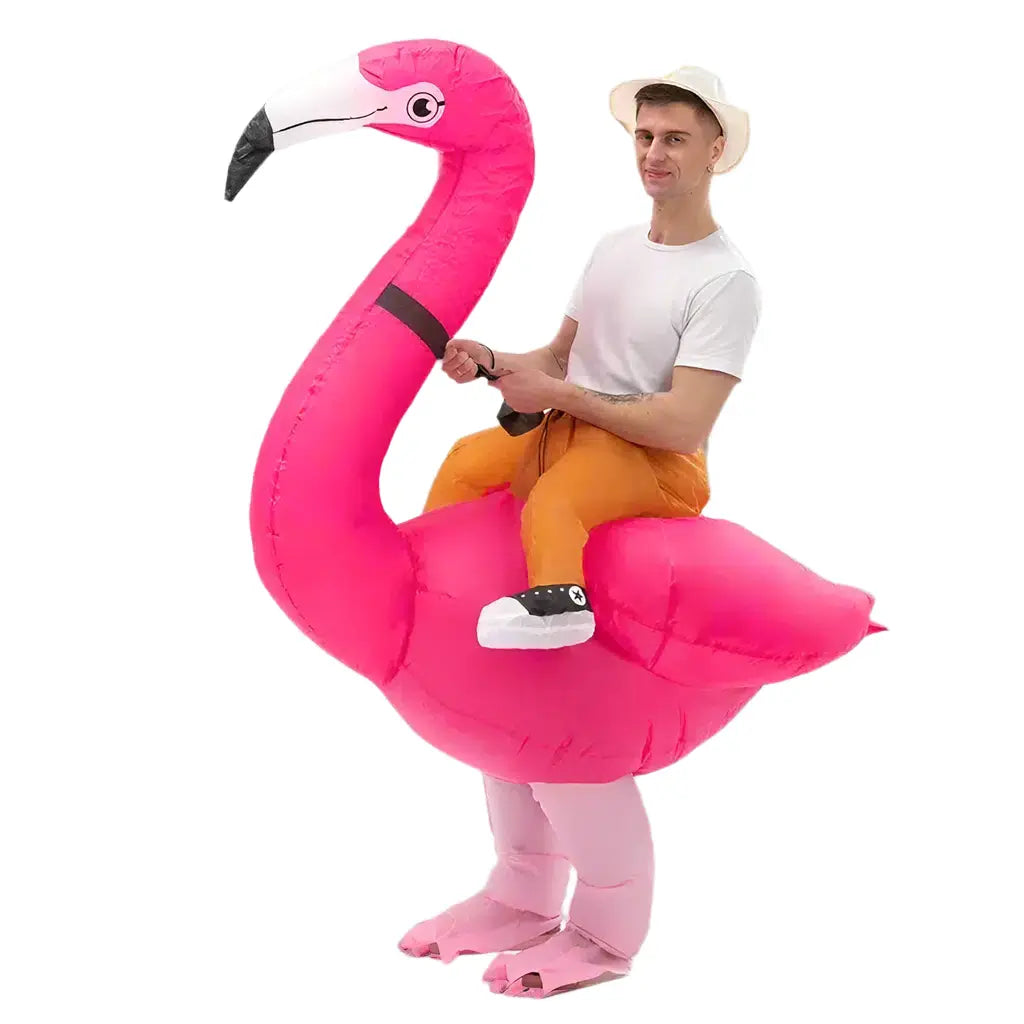 flamingo blow up costume
