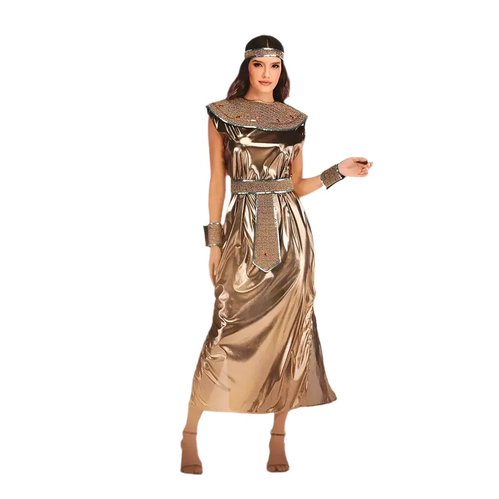 gold egyptian costume