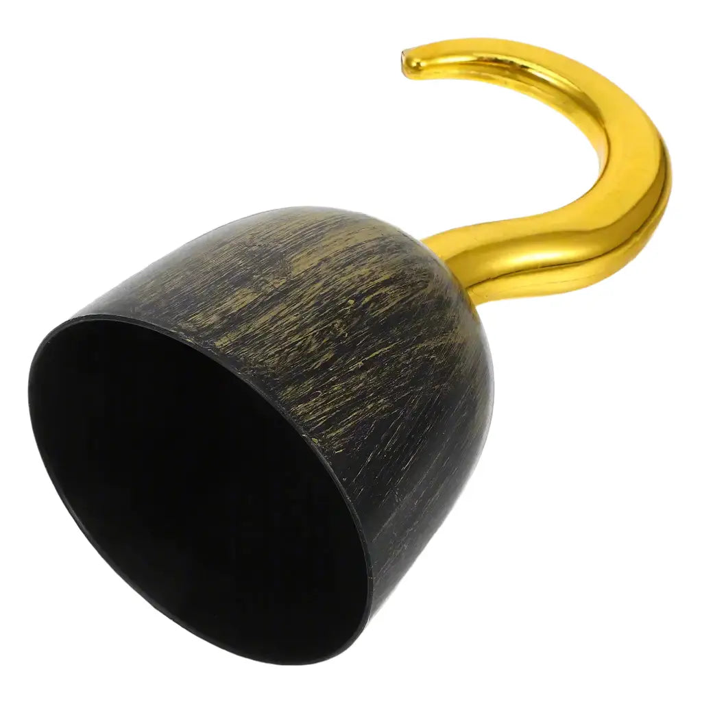 gold pirate hook