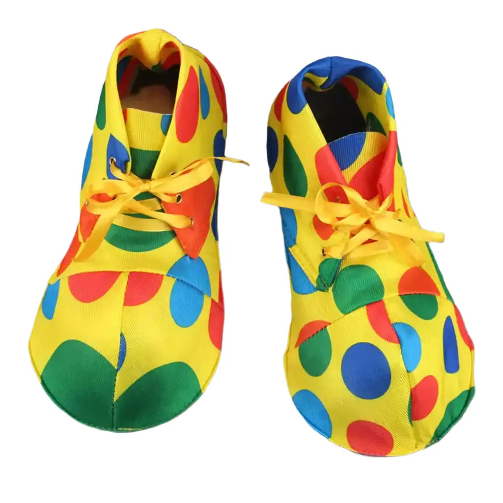 green clown shoes
