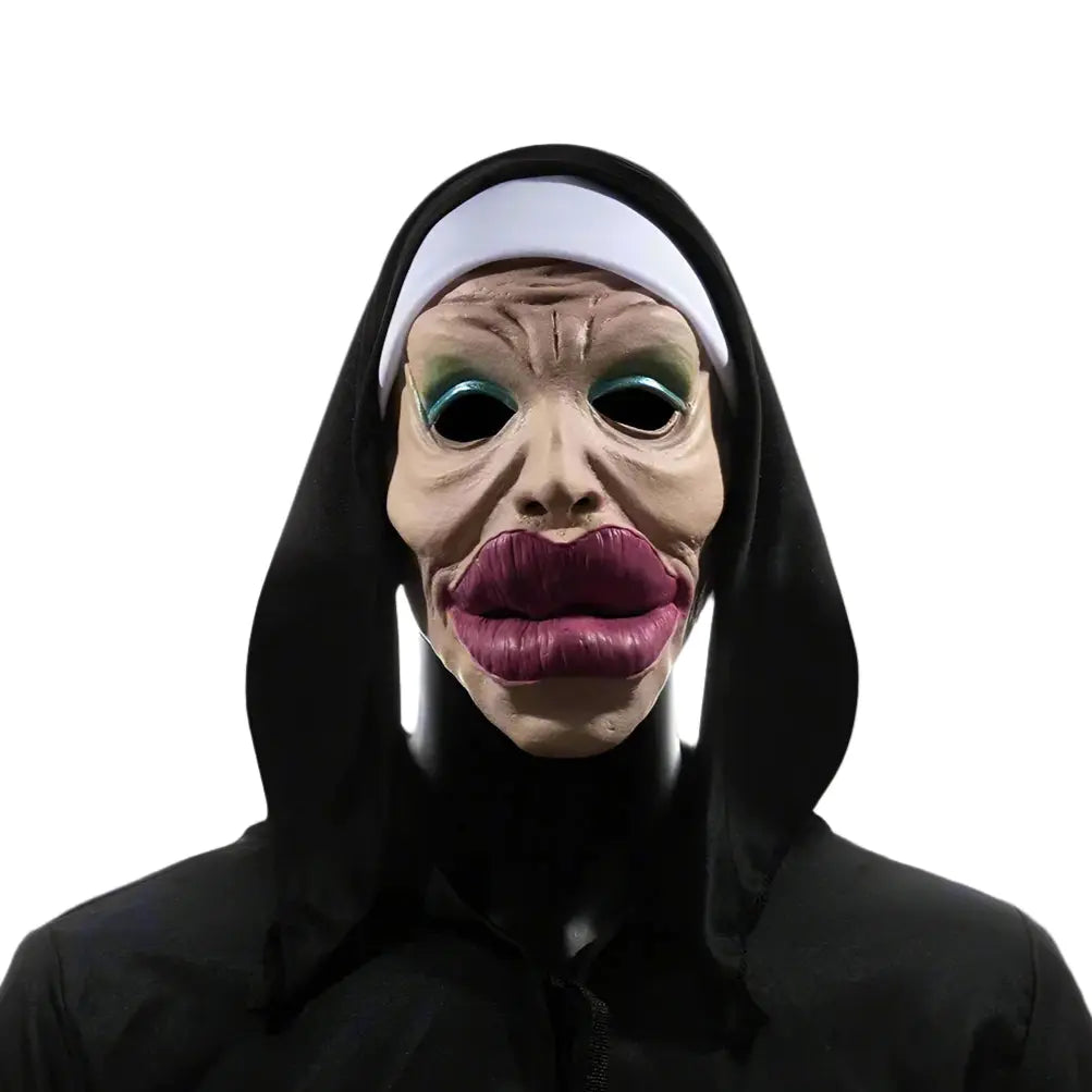 halloween mask nun