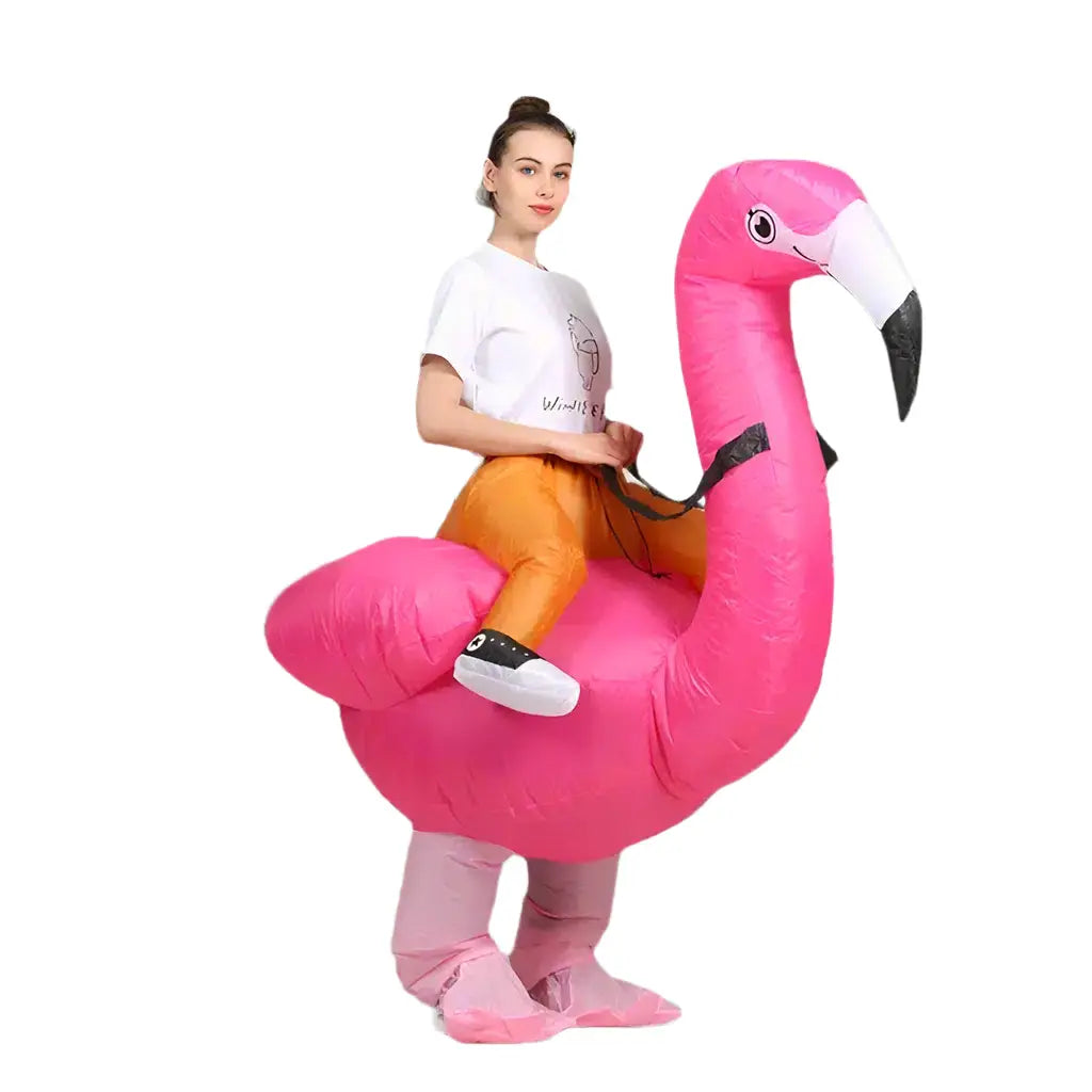 inflatable flamingo suit