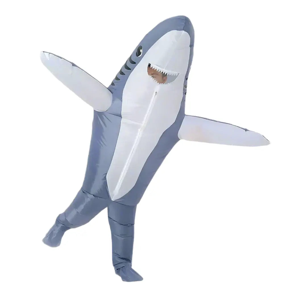 inflatable shark costume