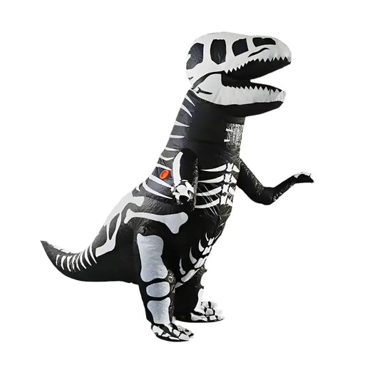 inflatable skeleton dinosaur costume