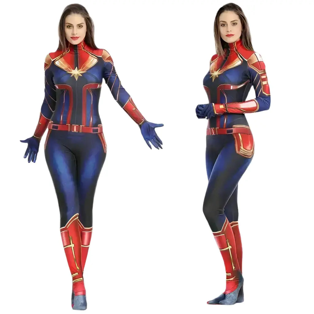 ladies captain marvel costume