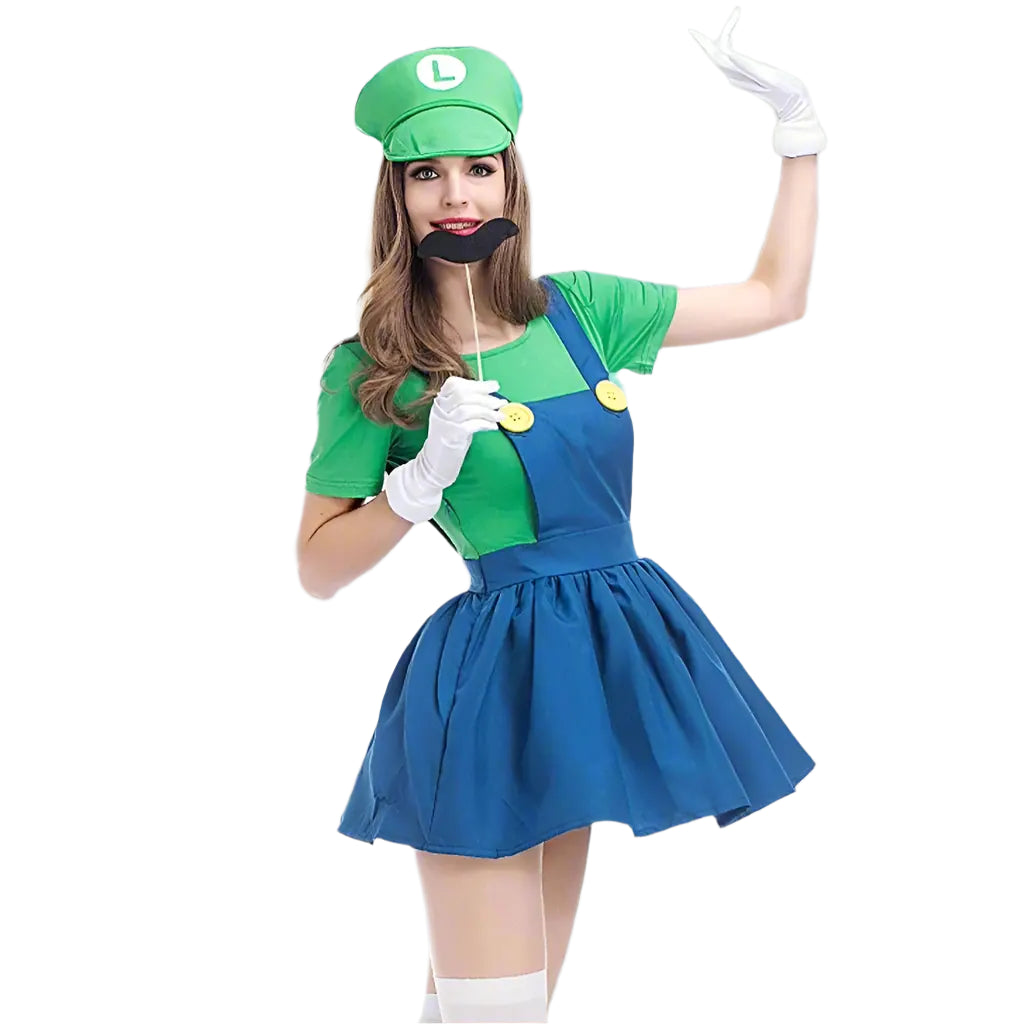 luigi adult women costume