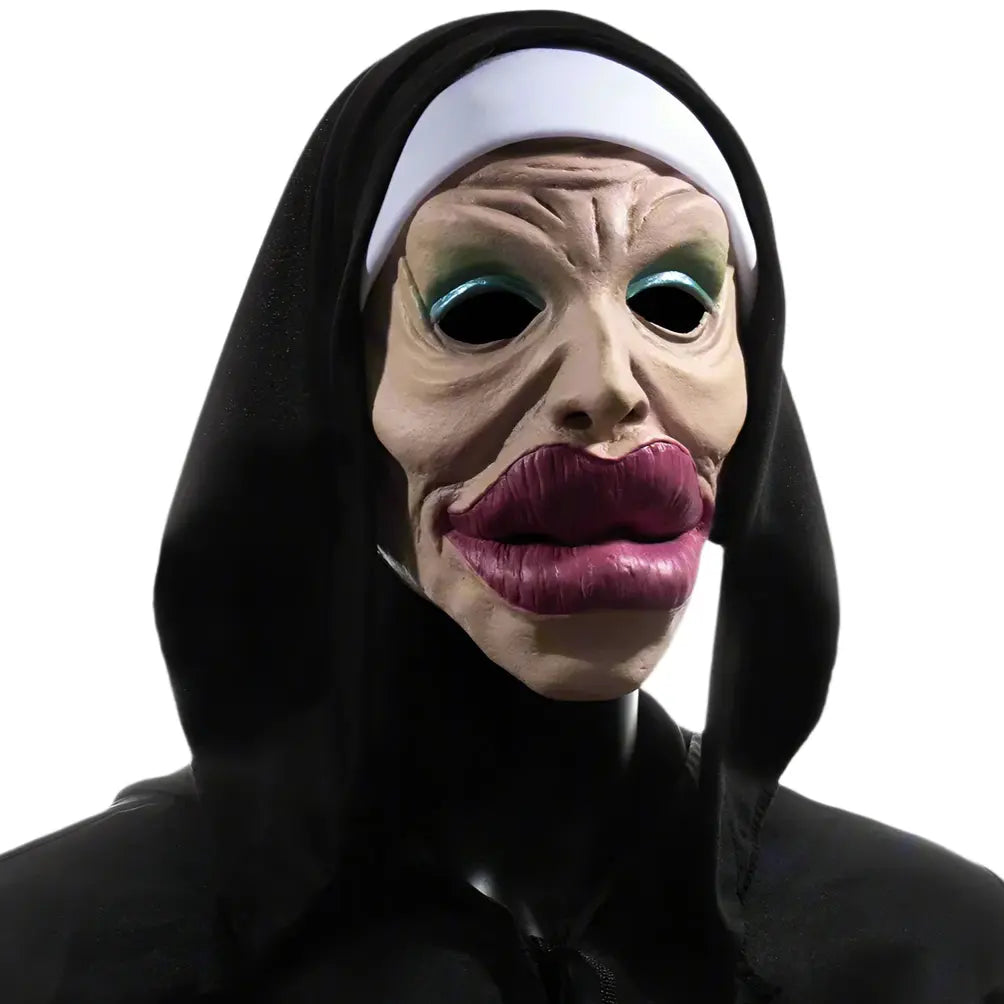 nun latex mask