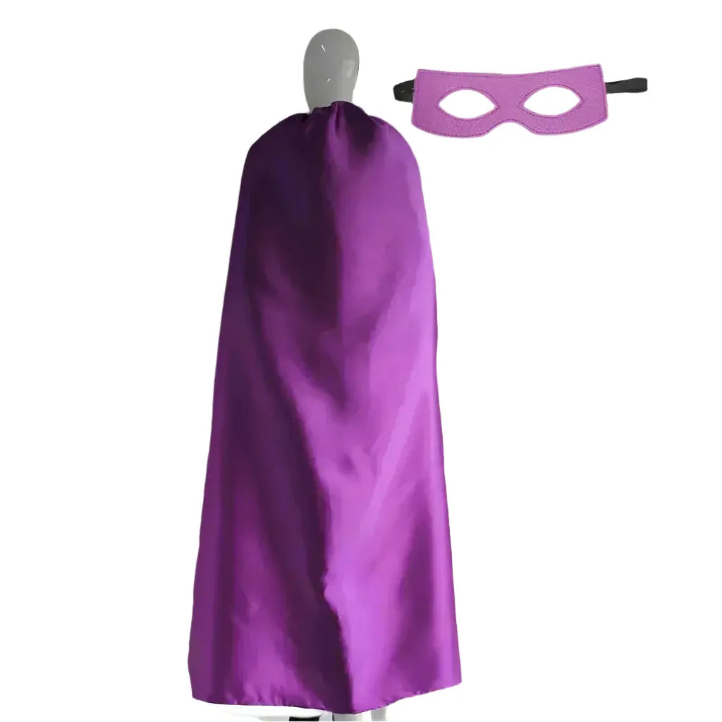purple superhero cape