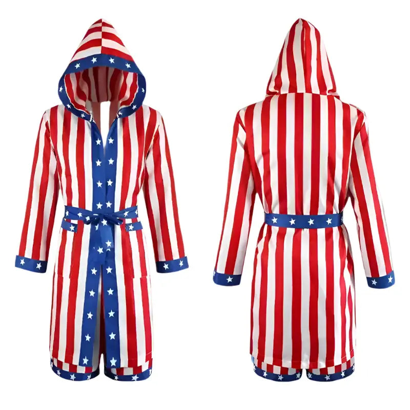 red boxing costume