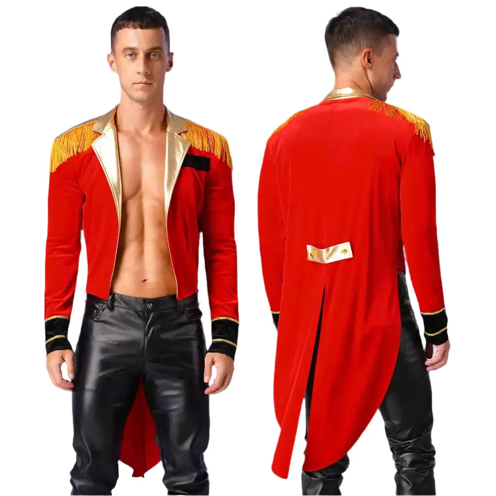 red circus ringmaster jacket