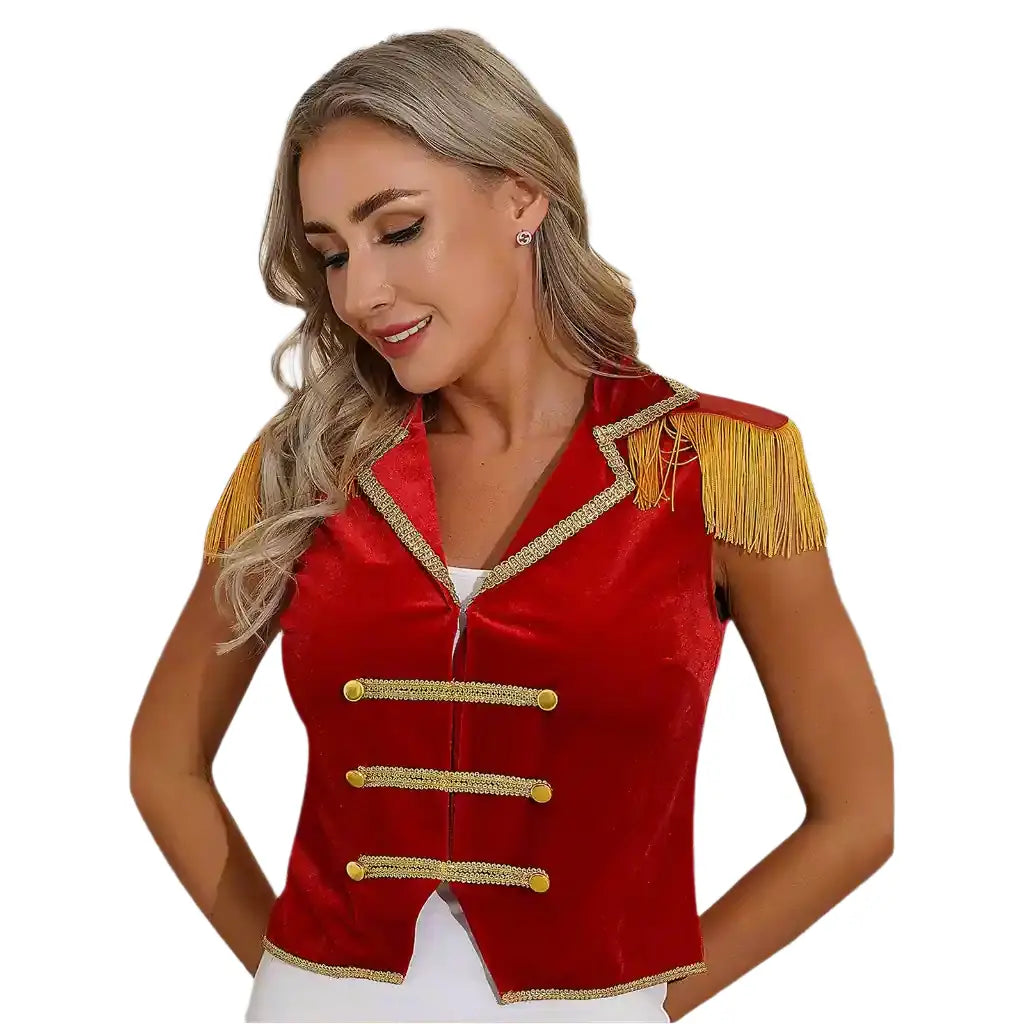 red ringmaster costume