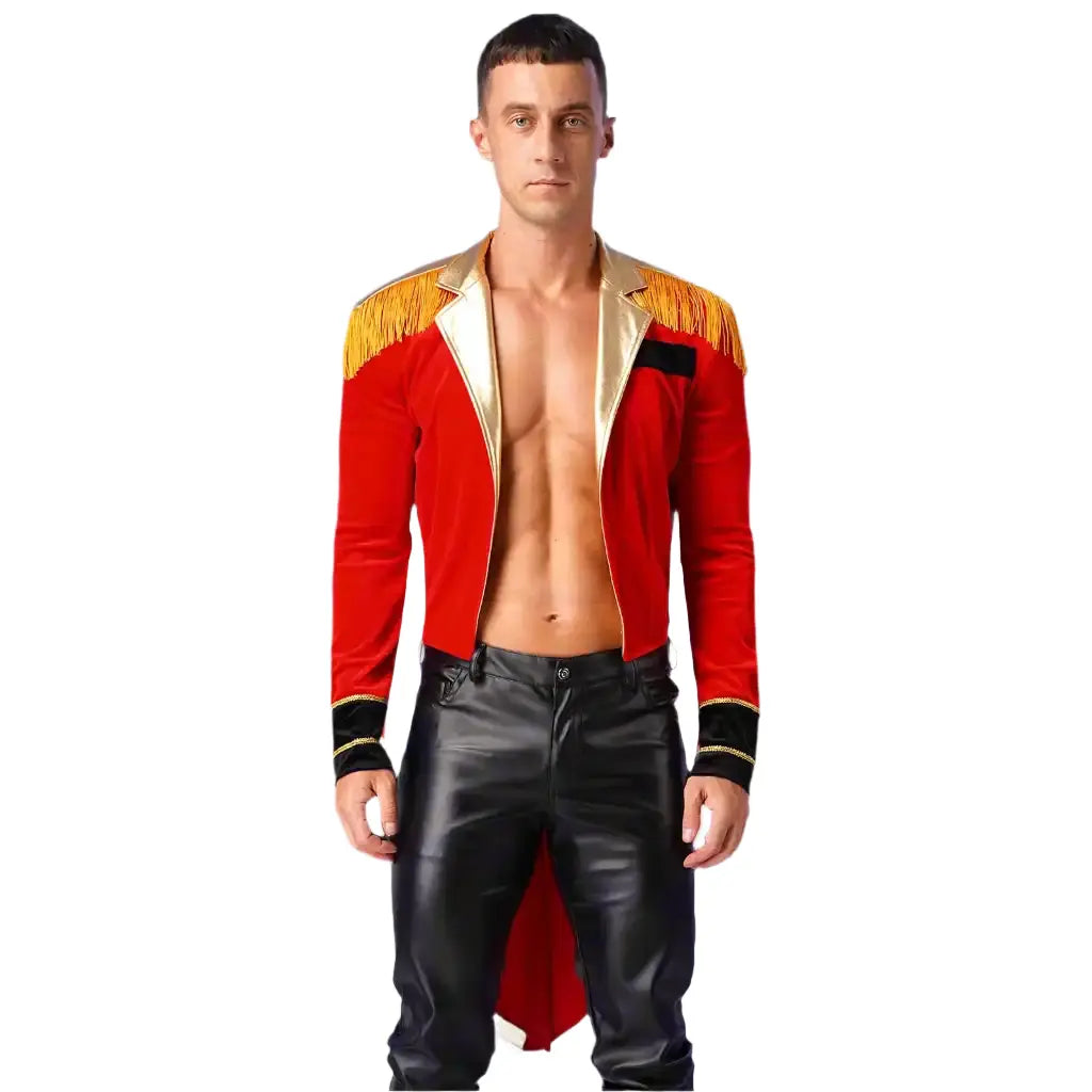 red ringmaster tailcoat