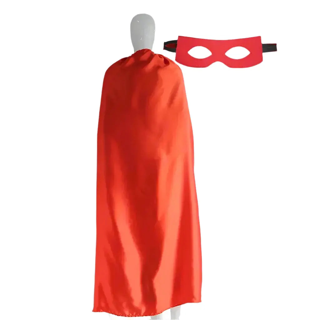 red superhero cape