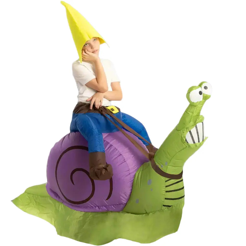 riding snail costume