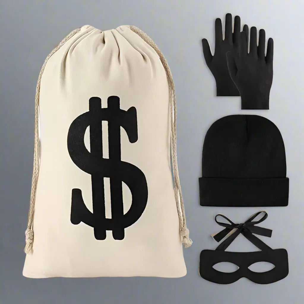 robber costume accessories