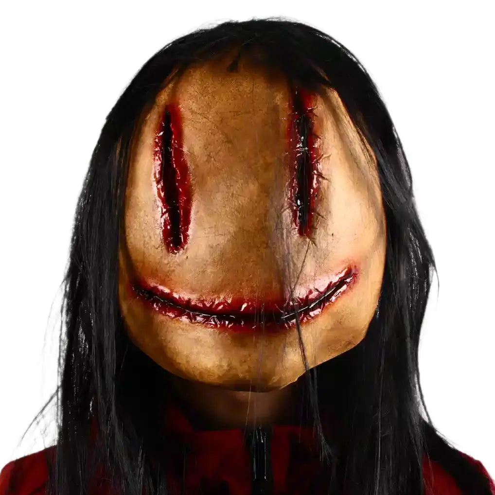 scary smiling mask