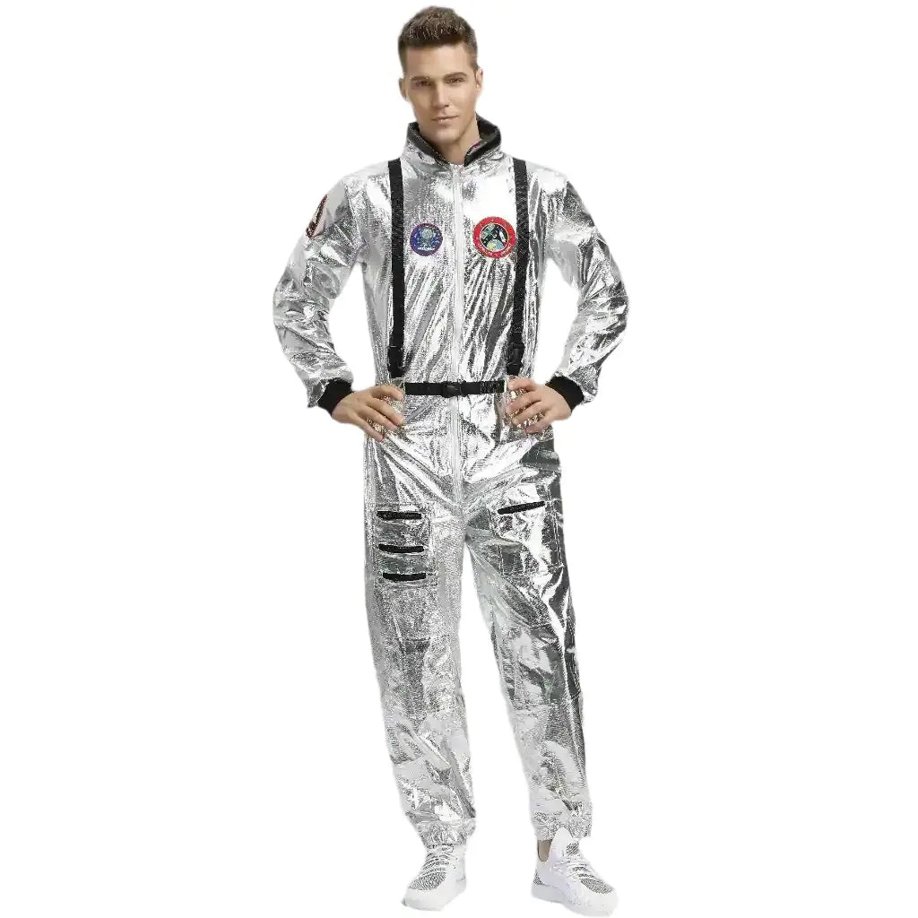 silver astronaut costume