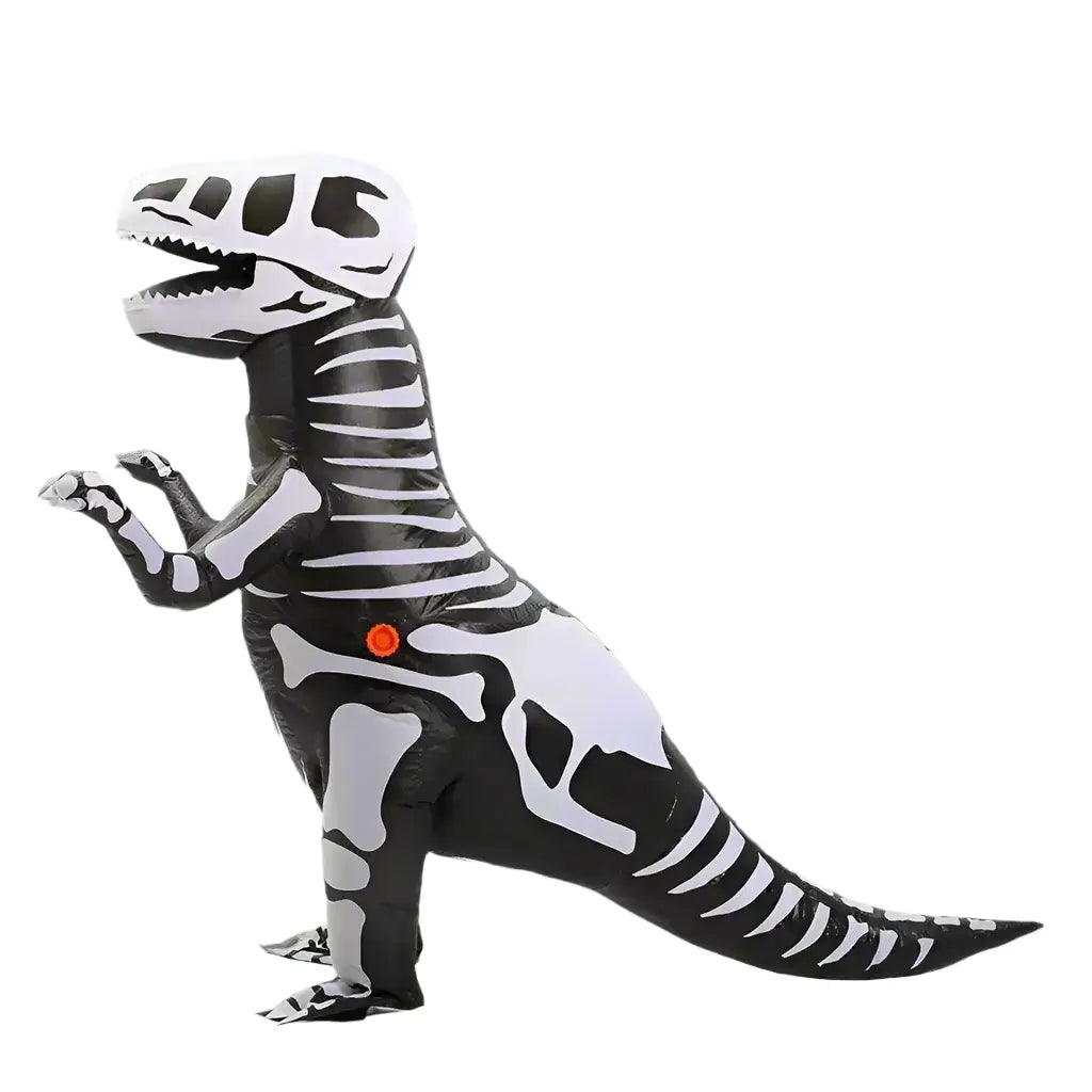 skeleton t rex inflatable costume